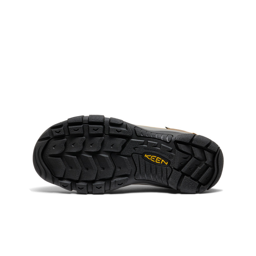 Keen Men's Brixen Waterproof Shoe Wide Slate Black/Madder Brown