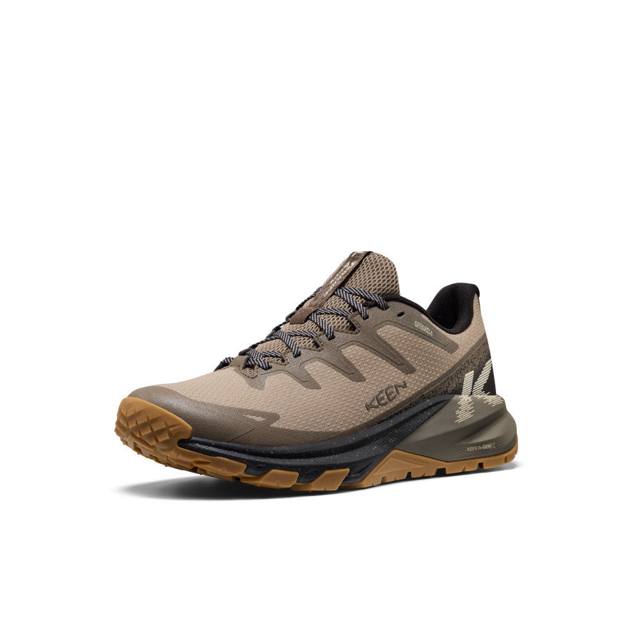 Keen Men's Targhee Apex Waterproof Hiking Shoe Brindle/Canteen