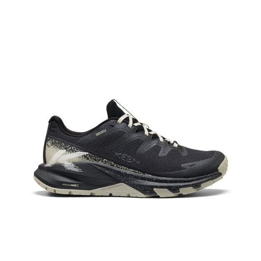 Keen Men's Targhee Apex Wide Waterproof Hiking Shoe Black/Abbey Stone