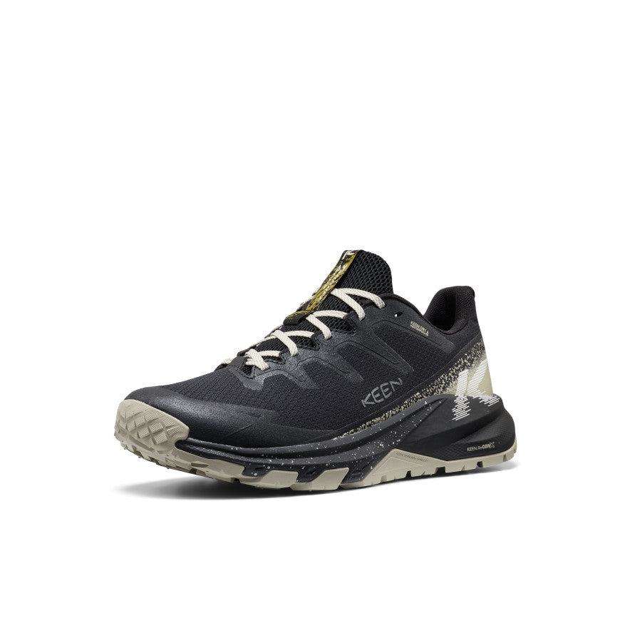 Keen Men's Targhee Apex Wide Waterproof Hiking Shoe Black/Abbey Stone