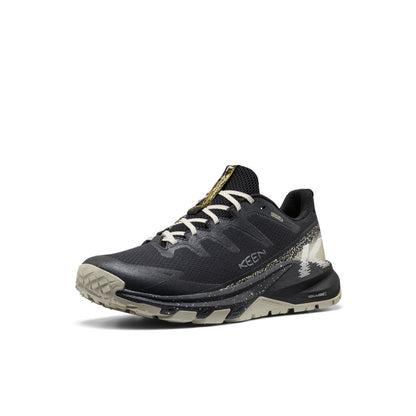 Keen Men's Targhee Apex Wide Waterproof Hiking Shoe Black/Abbey Stone