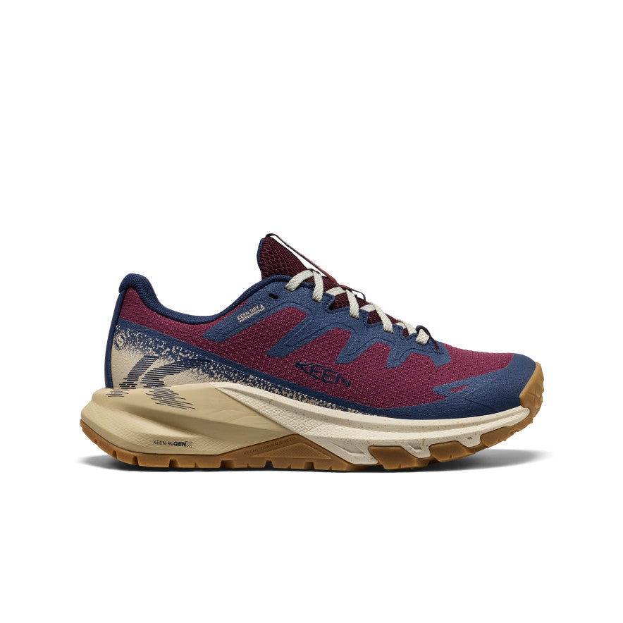 Keen Women's Targhee Apex Waterproof Hiking Shoe Fig/Naval Academy