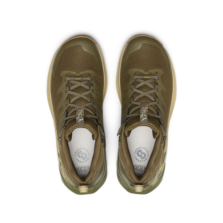 Keen Men's Targhee Apex Wide Waterproof Hiking Boot Dark Olive/Khaki