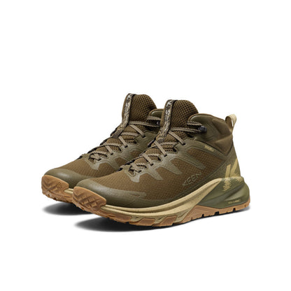 Keen Men's Targhee Apex Waterproof Hiking Boot Dark Olive/Khaki