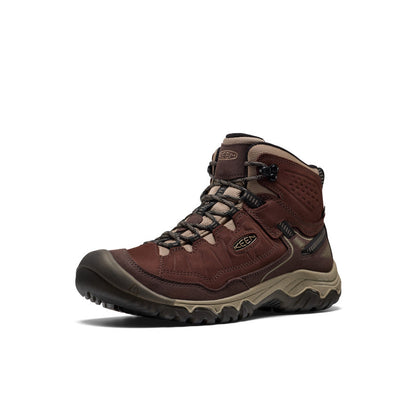 Keen Men's Targhee IV Waterproof Hiking Boot Java/Brindle
