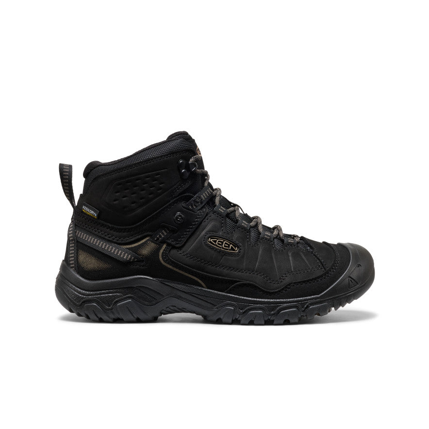 Keen Men's Targhee IV Wide Waterproof Hiking Boot Triple Black