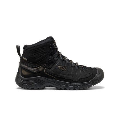 Keen Men's Targhee IV Wide Waterproof Hiking Boot Triple Black