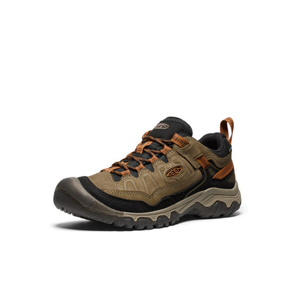 Keen Men's Targhee IV Waterproof Hiking Shoe Sea Turtle/Roasted Pecan