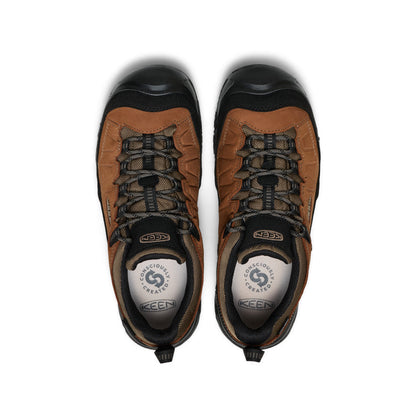 Keen Men's Targhee IV Waterproof Hiking Shoe Bison/Black