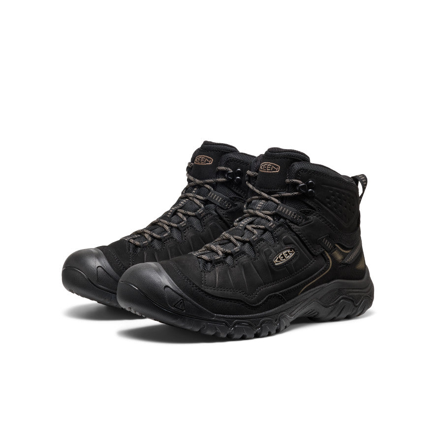 Keen Men's Targhee IV Waterproof Hiking Boot Triple Black