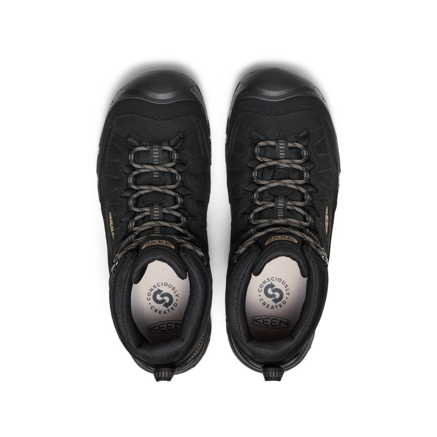 Keen Men's Targhee IV Waterproof Hiking Boot Triple Black