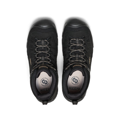 Keen Men's Targhee IV Waterproof Hiking Boot Triple Black