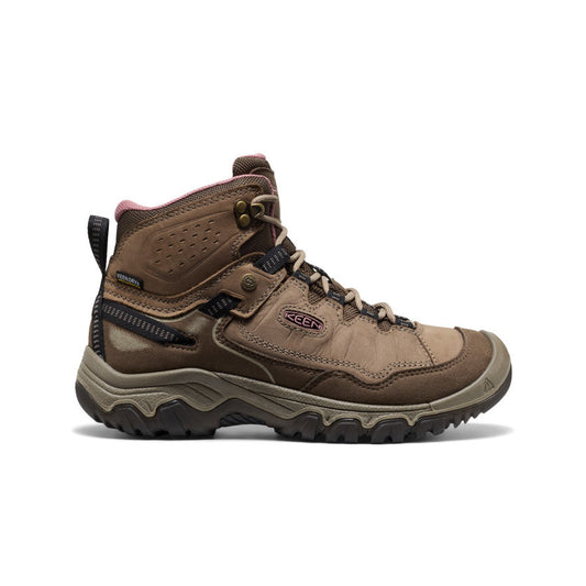 Keen Women's Targhee IV Waterproof Hiking Boot Brindle/Nostalgia Rose