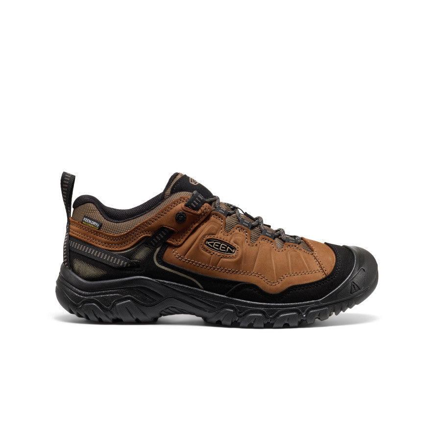 Keen Men's Targhee IV Wide Waterproof Hiking Shoe Bison/Black