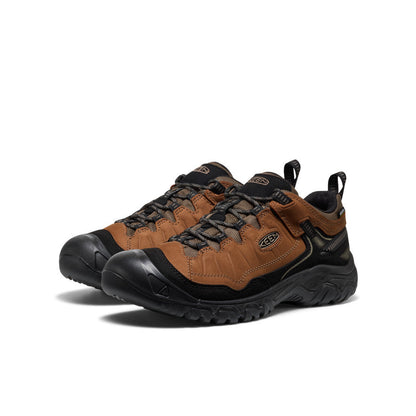 Keen Men's Targhee IV Wide Waterproof Hiking Shoe Bison/Black