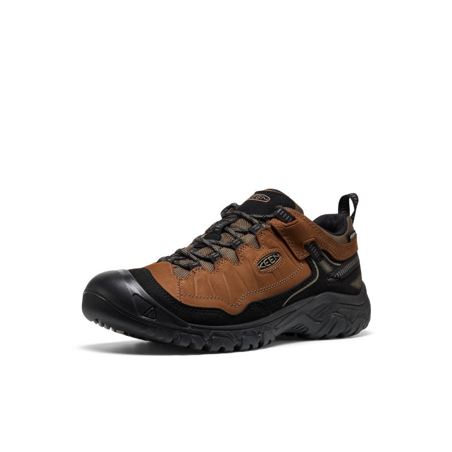 Keen Men's Targhee IV Wide Waterproof Hiking Shoe Bison/Black