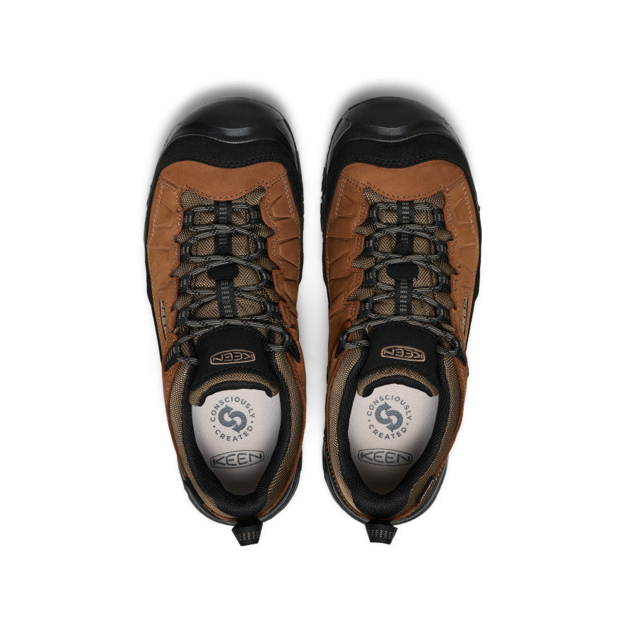 Keen Men's Targhee IV Wide Waterproof Hiking Shoe Bison/Black