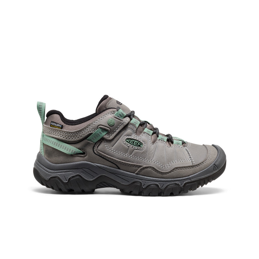 Keen Women's Targhee IV Wide Waterproof Hiking Shoe Alloy/Granite Green