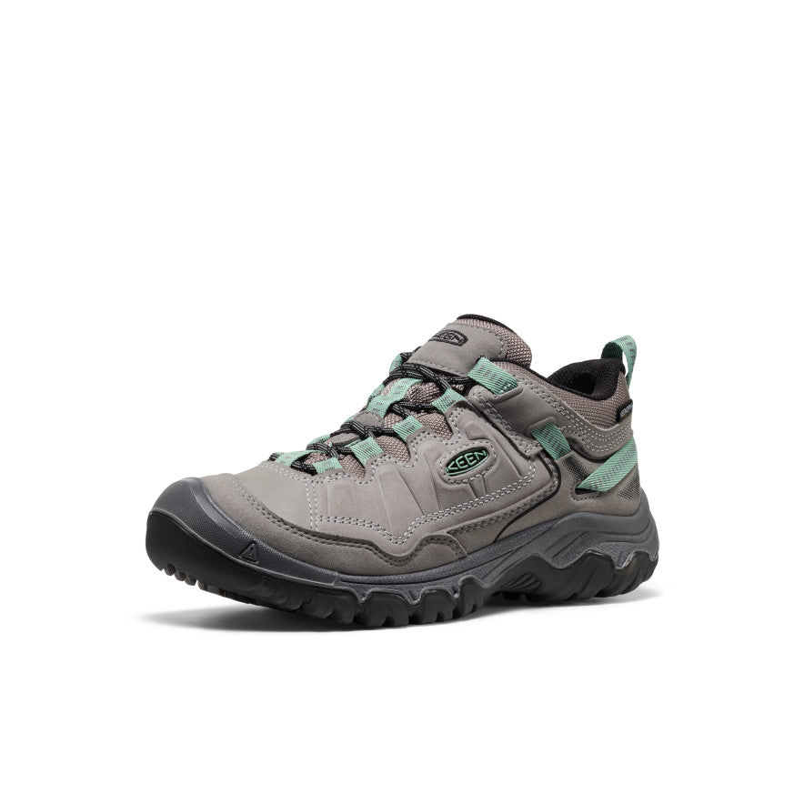 Keen Women's Targhee IV Wide Waterproof Hiking Shoe Alloy/Granite Green
