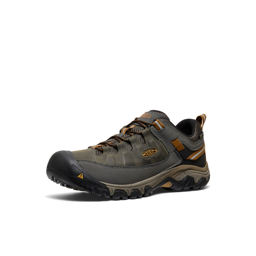 Keen Men's Targhee III Waterproof Black Olive/Golden Brown