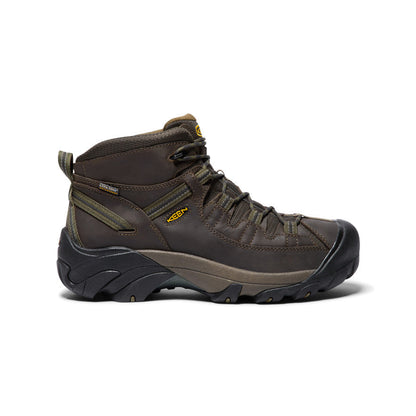 Keen Men's Targhee II Mid Waterproof Hiking Boots Canteen/Dark Olive