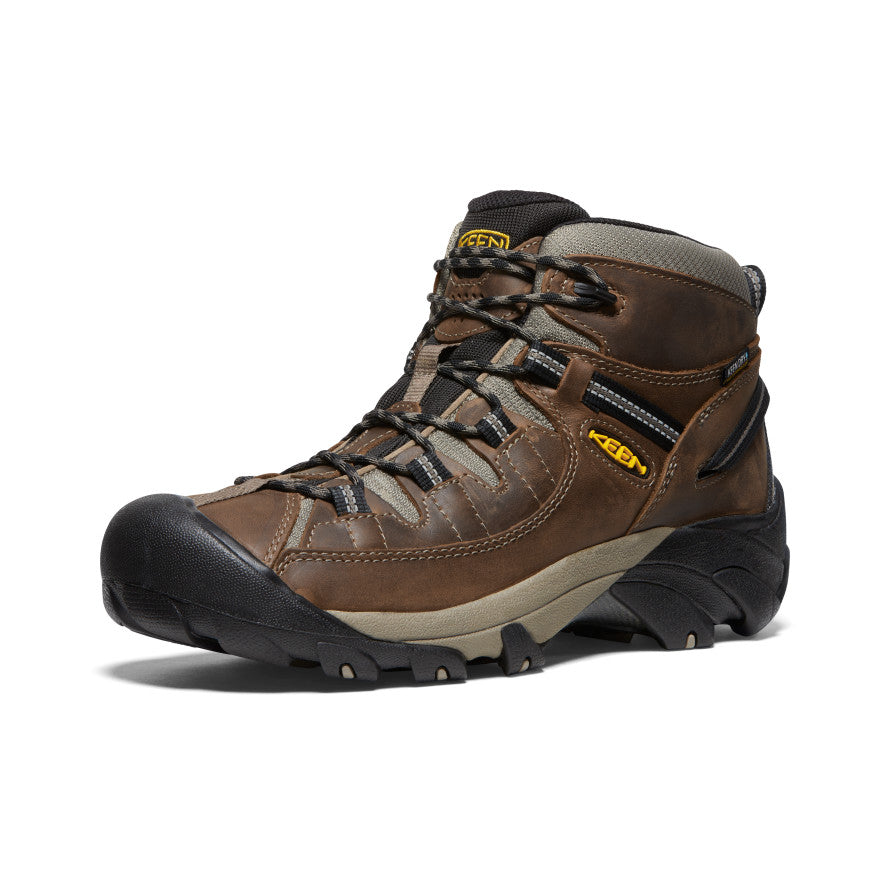 Keen Men's Targhee II Mid Waterproof Hiking Boots Shitake/Brindle