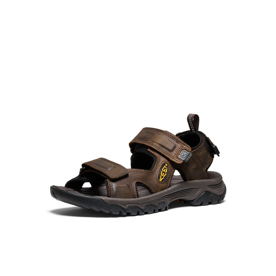 Keen Men's Targhee III Open Toe Sandal Bison/Mulch