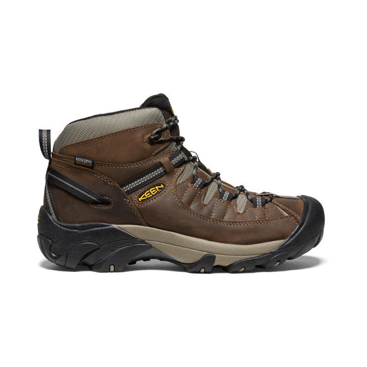 Keen Men's Targhee II Waterproof Mid Wide Shitake/Brindle