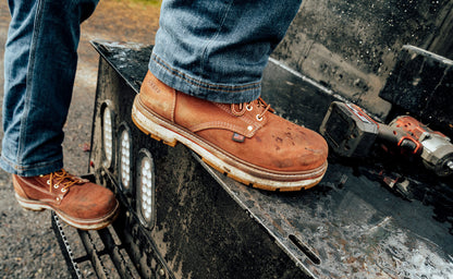 Keen Men's Liberty 6" Waterproof 90° Heel Boot (Soft Toe) Bombay Brown/Gum