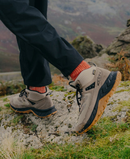 Keen Men's Hightrail Waterproof Hiking Boot Magnet/Burnt Brick