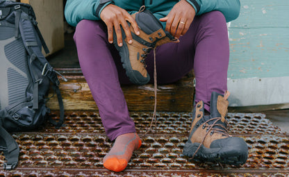 Keen Men's Revel IV Polar Waterproof Boot Bison/Orange Pepper