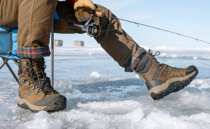 Keen Men's Revel IV High Polar Waterproof Boot Magnet/Red Carpet