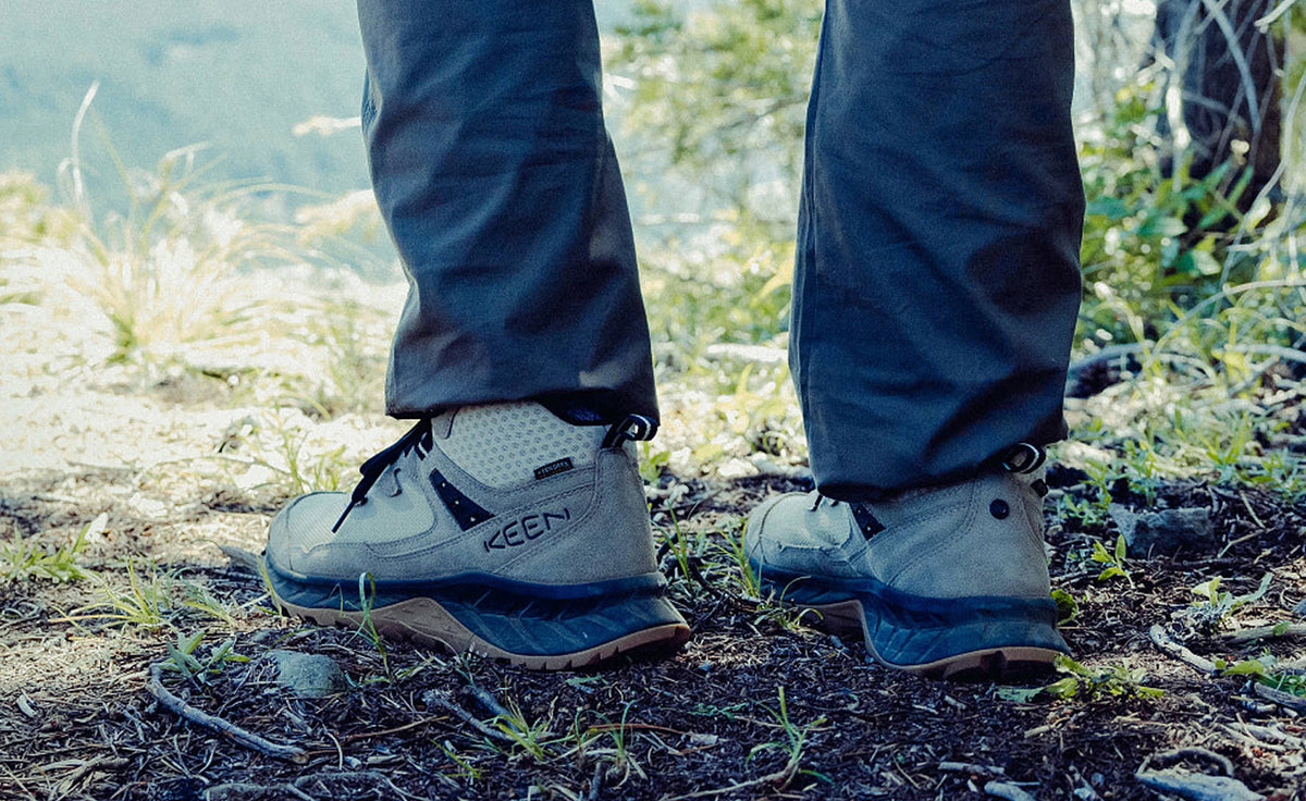 Keen Men's Hightrail Waterproof Wide Hiking Boot Brindle/Oak Buff