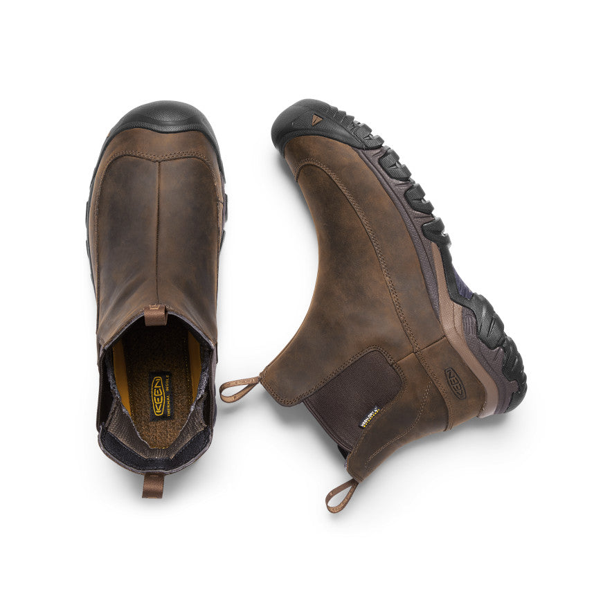 Keen Men's Anchorage III Waterproof Boot Wide Dark Earth/Mulch
