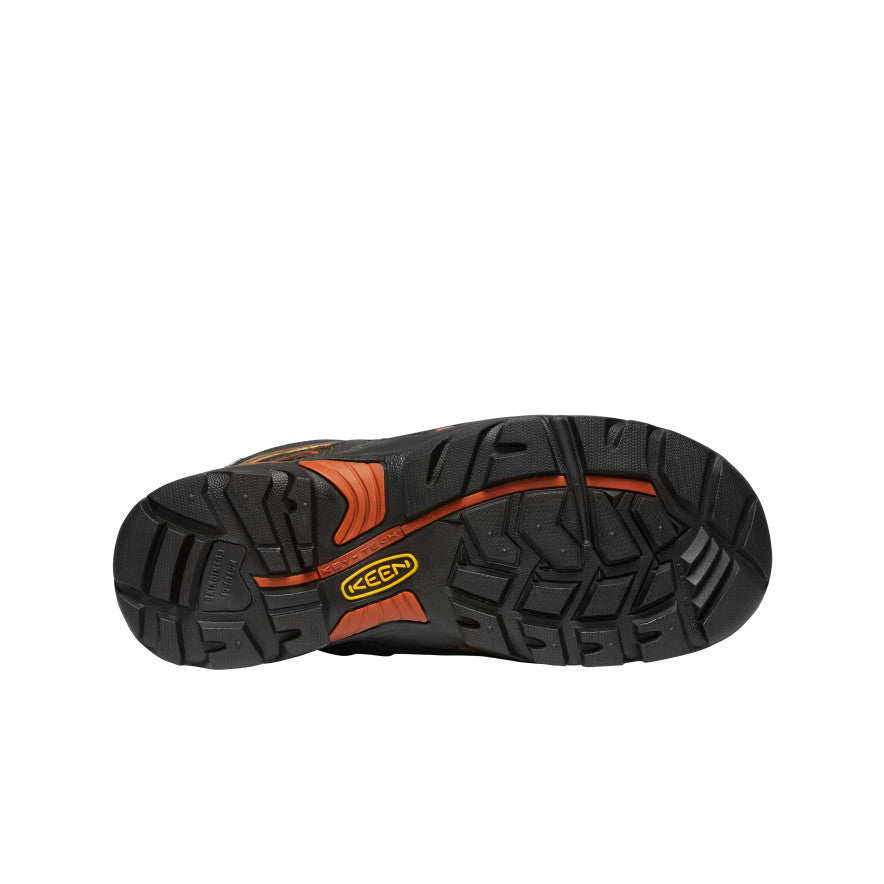 Keen Men's Pittsburgh 6" Waterproof Boot (Soft Toe) Cascade Brown/Bombay Brown