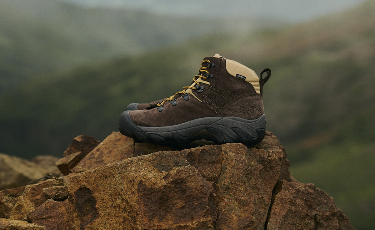 Keen Men's Pyrenees Waterproof Hiking Boot x Mountain Research Mountain Research Brown