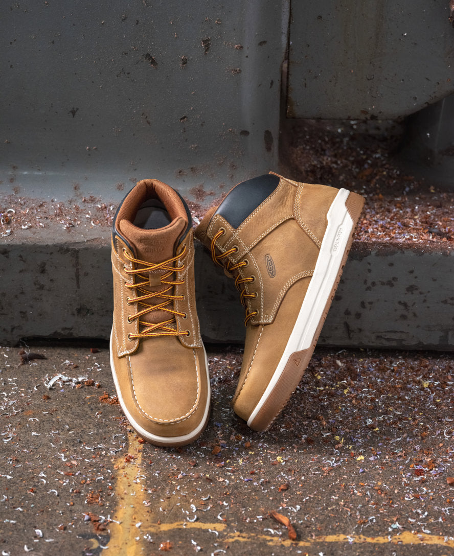 Keen Men's Gibson Boot (Carbon Toe) Belgian/Gum