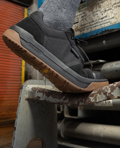 Keen Men's Kenton ESD Work Shoe (Carbon Toe) Black/Gum