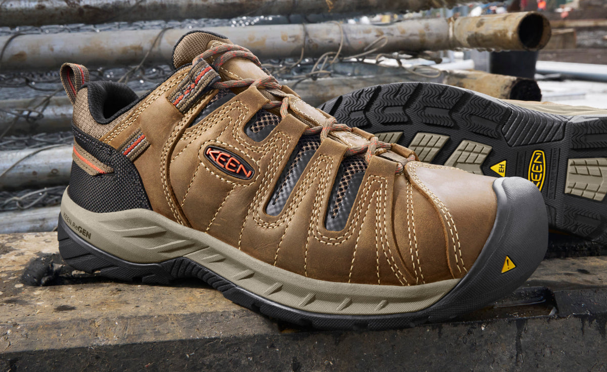 Keen Men's Flint II (Steel Toe) Gargoyle/Paloma