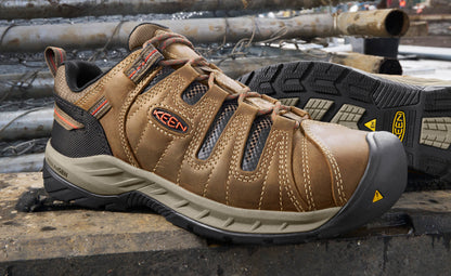 Keen Men's Flint II (Steel Toe) Gargoyle/Paloma