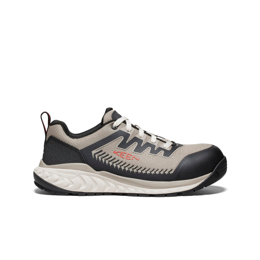 Keen Men's Arvada Work Sneaker (Carbon Toe) Plaza Taupe/Black