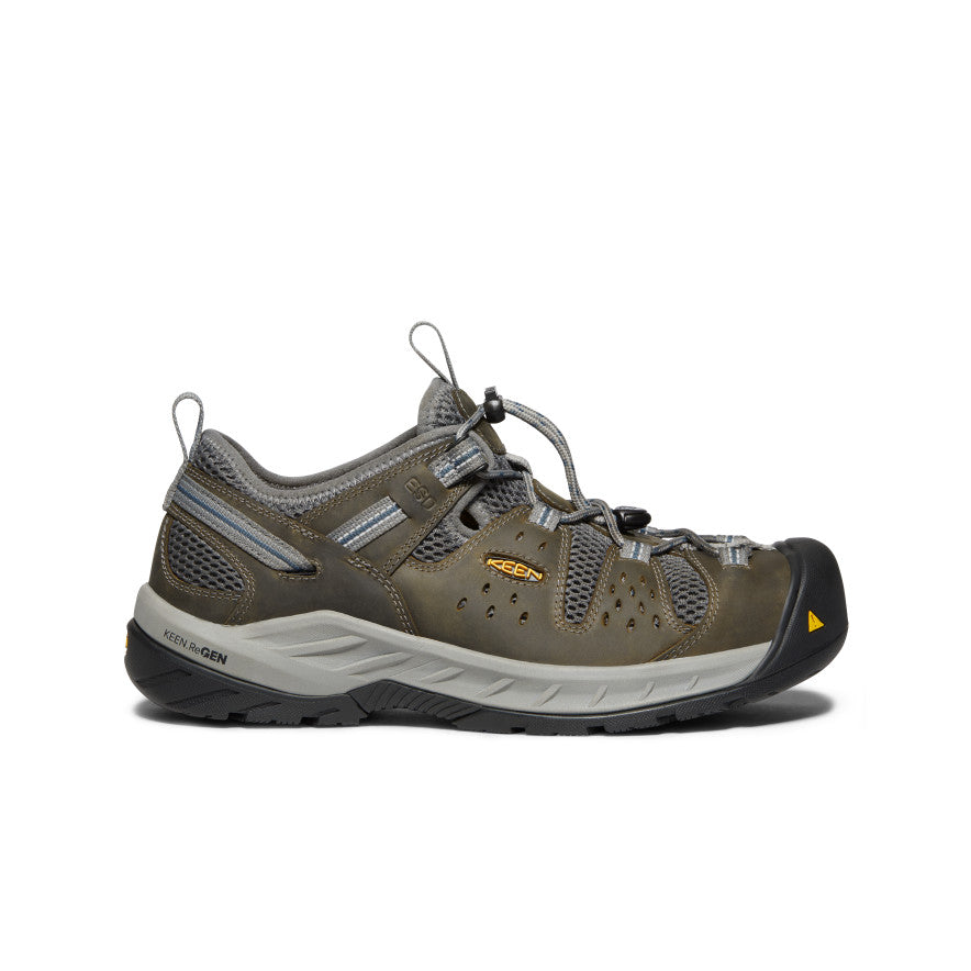 Keen Men's Atlanta Cool II ESD (Steel Toe) Gargoyle/Midnight Navy
