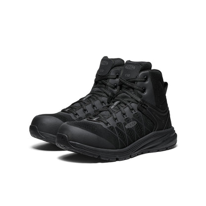 Keen Men's Vista Energy Mid ESD (Carbon Toe) Black/Black