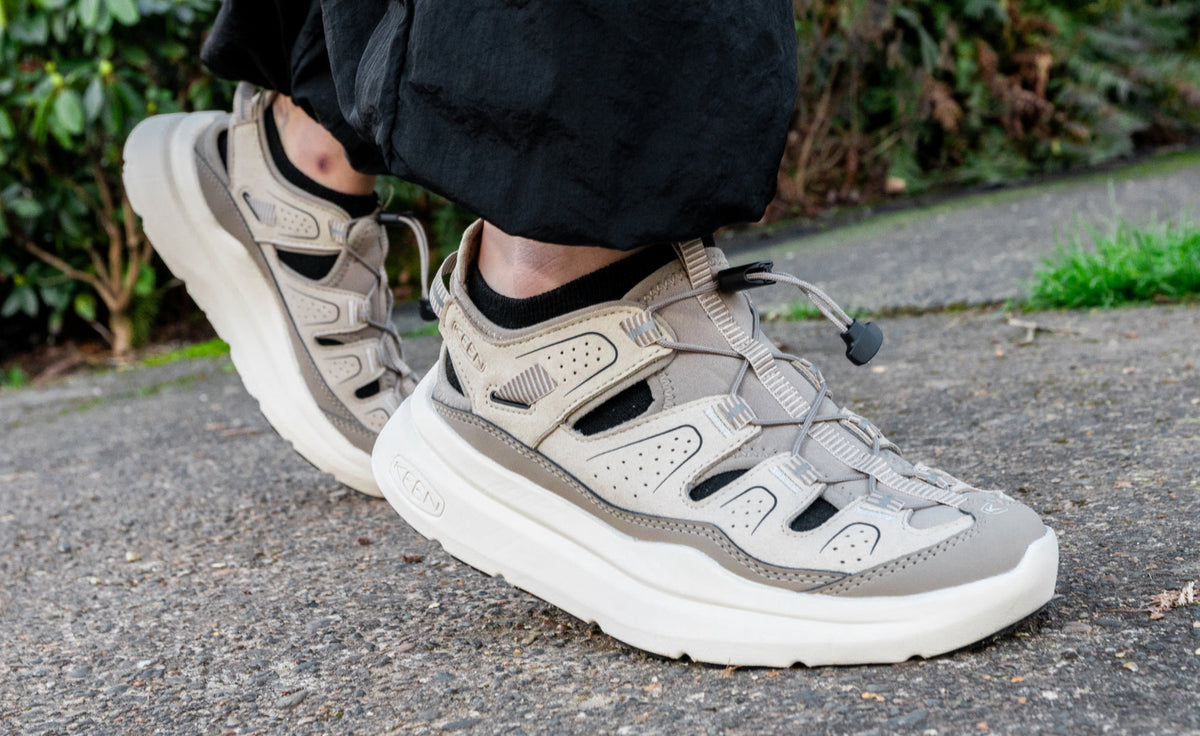 Keen Men's WK450 Walking Sandal Plaza Taupe/Black
