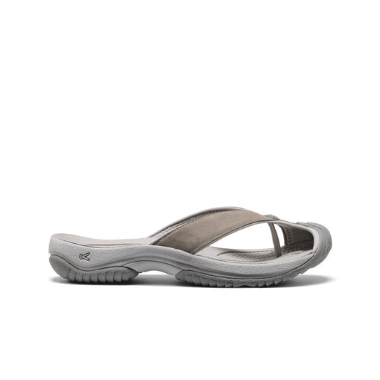 Keen Men's Waimea Leather Flip-Flop Monochrome/Steel Grey