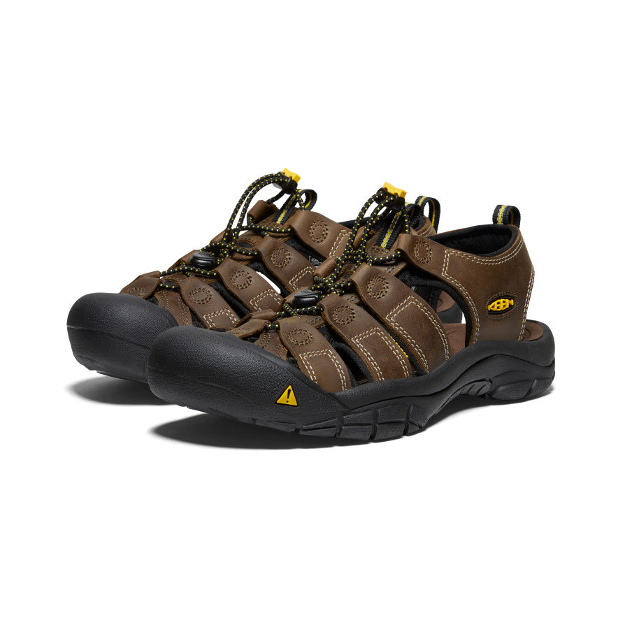 Keen Men's Newport Leather Sandal Wide Bison