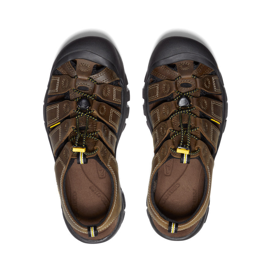 Keen Men's Newport Leather Sandal Wide Bison