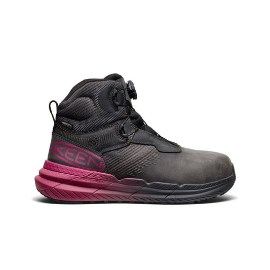 Keen Women's Snapline RF Waterproof Boot (Carbon Toe) Magnet/Black