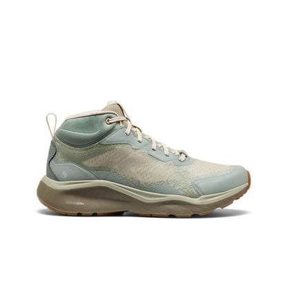 Keen Women's Leiki Waterproof Hiking Boot Iceberg Green/Birch