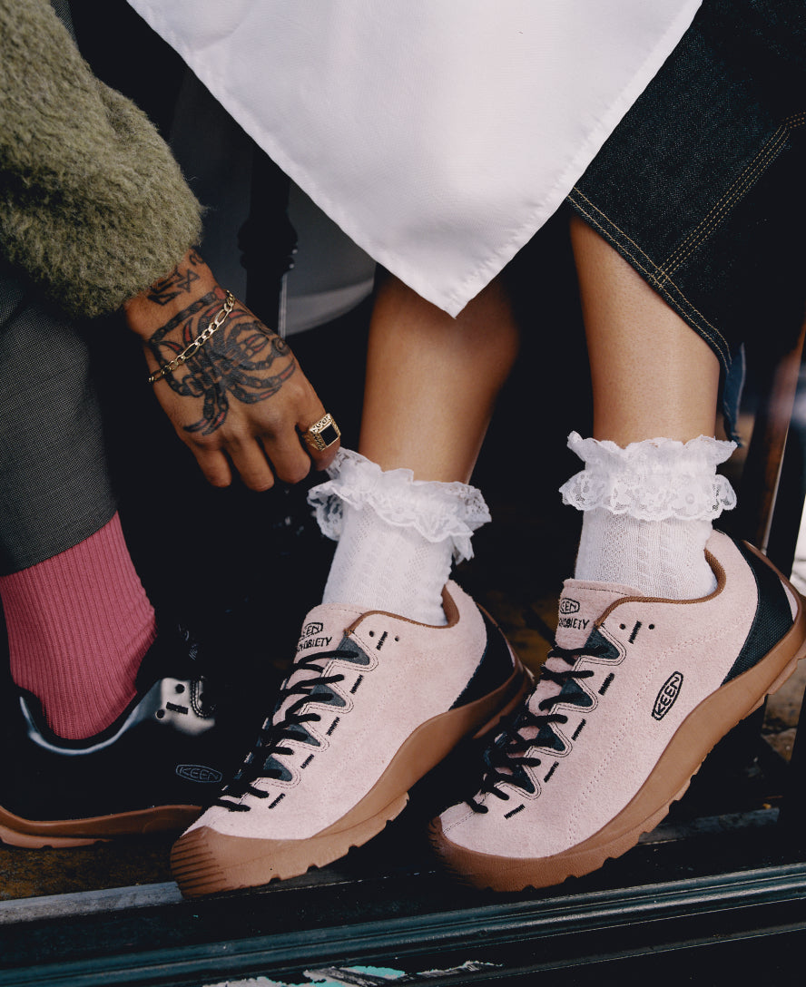 Keen Women's Jasper Sneaker x Highsnobiety Black/Gum